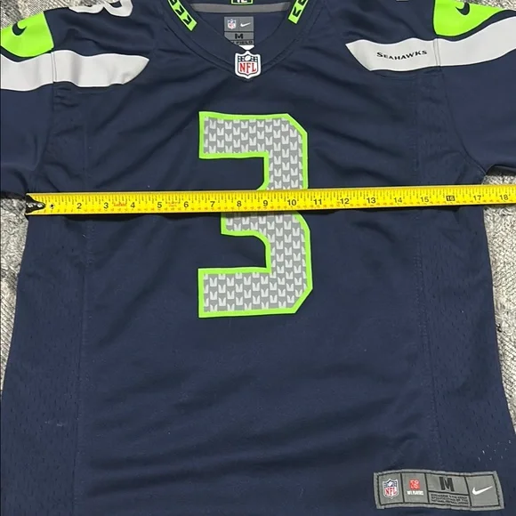 Nike Blue and Green Seahawks Jersey - Picture 3 of 6